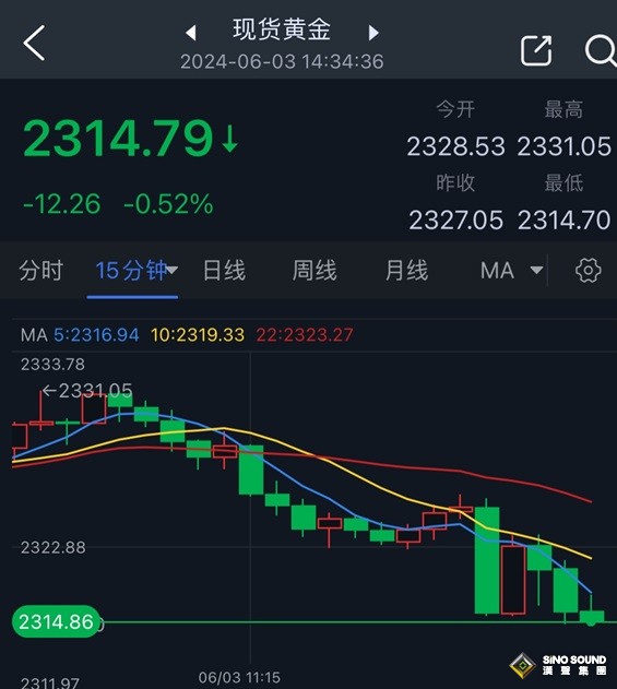 金價大跌失守2315美元！以色列接受拜登停火協議方案 美國ISM數據重磅來襲 歐元、英鎊、日元和黃金最新交易分析
