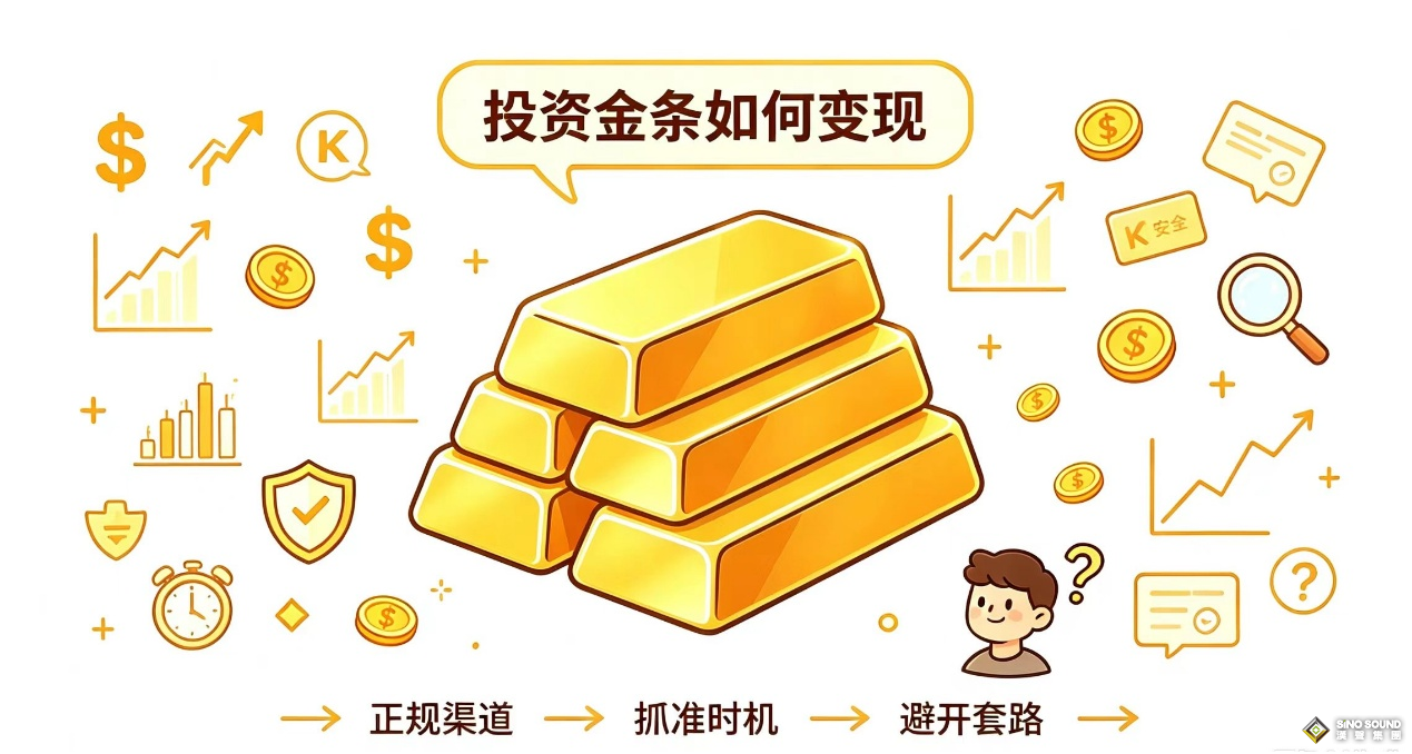 投資金條如何變現？管道方法很重要