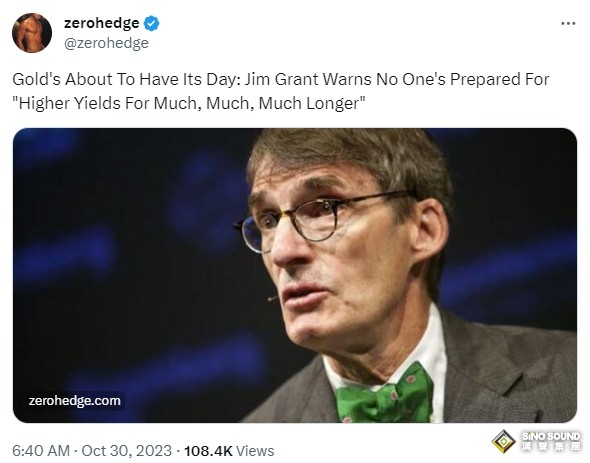 黃金終將迎接輝煌的一天！知名金融歷史學家：50年美元貨幣體系失敗 正啟動“數十年債券熊市”